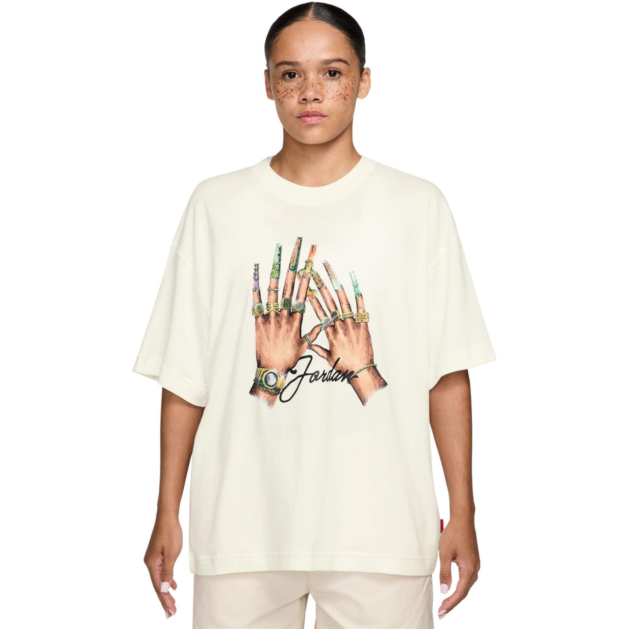 Jordan Women's Graphic Girlfriend Tee - SAIL